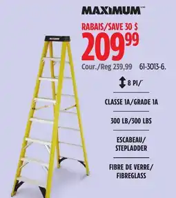 Canadian Tire MAXIMUM ESCABEAU offer