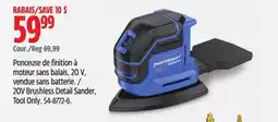 Canadian Tire 20V Brushless Detail Sander, Tool Only offer