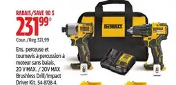 Canadian Tire 20V MAX Brushless Drill/Impact Driver Kit offer