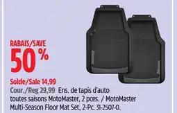 Canadian Tire MotoMaster Multi-Season Floor Mat Set, 2-Pc offer