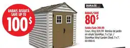 Canadian Tire StoreMax Vinyl Garden Shed, 7 x 7´ offer