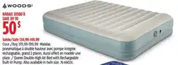 Canadian Tire Queen Double-High Air Bed with Rechargeable Built-In Pump offer
