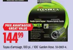 Canadian Tire Flexzilla 100' Garden Hose offer