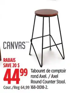 Canadian Tire CANVAS Axel Round Counter Stool offer