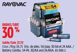 Canadian Tire Battery Combo, 54-Pk offer