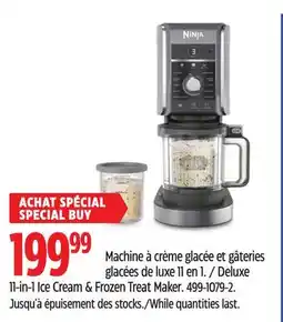 Canadian Tire NINJA Deluxe 11-in-1 Ice Cream & Frozen Treat Maker offer