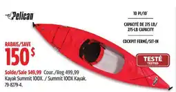 Canadian Tire Pelican Summit 100X Kayak offer