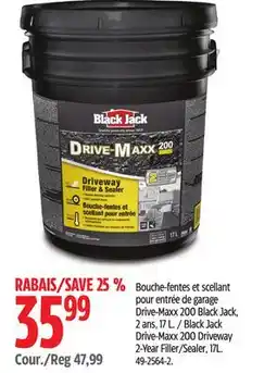 Canadian Tire Black Jack Drive-Maxx 200 Driveway 2-Year Filler/Sealer, 17L offer