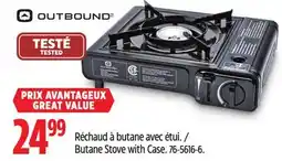 Canadian Tire OUTBOUND Butane Stove with Case offer