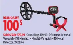 Canadian Tire Minelab Vanquish 440 Metal Detector offer