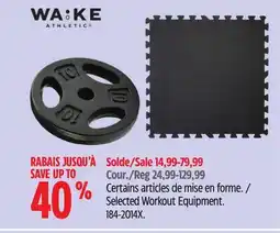 Canadian Tire Selected Workout Equipment offer