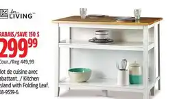 Canadian Tire For Living Kitchen Island with Folding Leaf offer