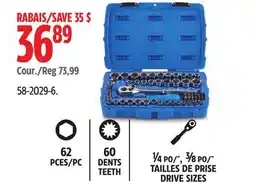 Canadian Tire Mastercraft Mechanic's Tool Set with Case, Nickel-Plated offer