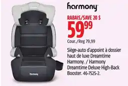 Canadian Tire Harmony Dreamtime Deluxe High-Back Booster offer