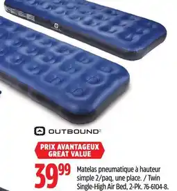 Canadian Tire Twin Single-High Air Bed, 2-Pk offer