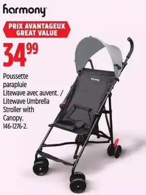 Canadian Tire Litewave Umbrella Stroller with Canopy offer