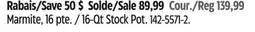 Canadian Tire 16-Qt Stock Pot offer