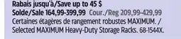 Canadian Tire Selected MAXIMUM Heavy-Duty Storage Racks offer