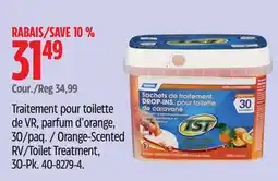 Canadian Tire Orange-Scented RV/Toilet Treatment, 30-Pk offer