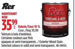 Canadian Tire Exterior Wood Stain offer