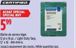 Canadian Tire Light-Duty Tarp, 12´ x 16´ offer