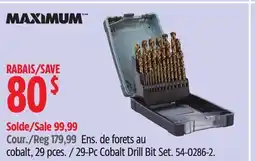 Canadian Tire 29-Pc Cobalt Drill Bit Set offer