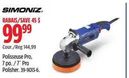 Canadian Tire 7˝ Pro Polisher offer
