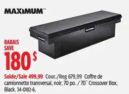 Canadian Tire MAXIMUM 70˝ Crossover Box, Black offer