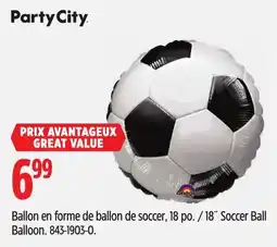 Canadian Tire Party City 18˝ Soccer Ball Balloon offer