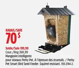 Canadian Tire Perky Pet Smart Bird Seed Feeder offer