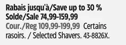 Canadian Tire Certains rasoirs offer