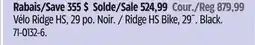 Canadian Tire Ridge HS Bike, 29˝ offer