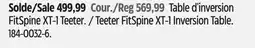Canadian Tire Teeter FitSpine XT-1 Inversion Table offer