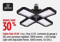 Canadian Tire LED Garage Light with Adjustable Panel offer
