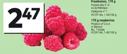 Giant Tiger 170 g raspberries offer