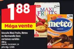 Maxi BISCUITS MAXI FRUITS, METEO OU NORMANDIE DARE offer