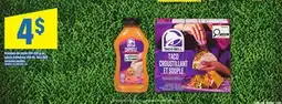 Maxi TROUSSES DE REPAS 260-420 G OU SAUCE CRÉMEUSE 354 ML TACO BELL offer