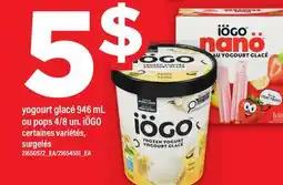 Maxi YOGOURT GLACÉ 946 ML OU POPS 4/8 UN. IÖGO offer