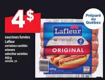 Maxi SAUCISSES FUMÉES LAFLEUR | WIENERS offer