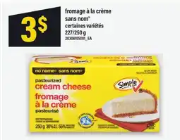 Maxi FROMAGE À LA CRÈME SANS NOM , 227/250 G offer