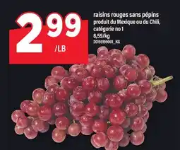 Maxi RAISINS ROUGES SANS PÉPINS offer