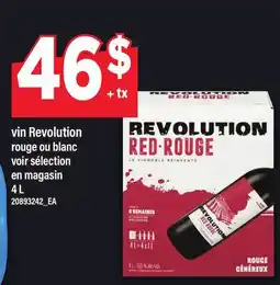Maxi VIN REVOLUTION ROUGE OU BLANC offer