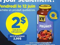 Maxi SAUCE À CUISSON OU TREMPETTE VH | COOKING OR DINNING SAUCE offer