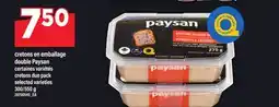 Maxi CRETONS EN EMBALLAGE DOUBLE PAYSAN | CRETONS DUO PACK, 300/550 g offer
