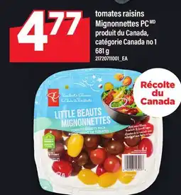 Maxi TOMATES RAISINS MIGNONNETTES PC offer