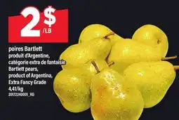 Maxi POIRES BARTLETT | BARTLETT PEARS offer