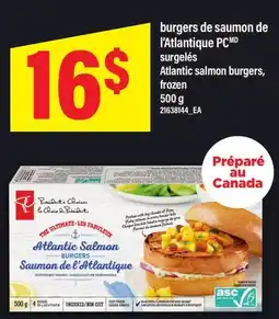 Maxi BURGERS DE SAUMON DE L'ATLANTIQUE PC | ATLANTIC SALMON BURGERS offer