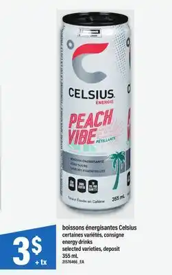 Maxi BOISSONS ÉNERGISANTES CELSIUS | ENERGY DRINKS offer