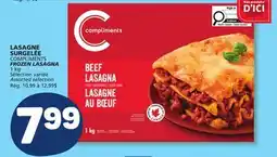 Marché Bonichoix COMPLIMENTS FROZEN LASAGNA offer