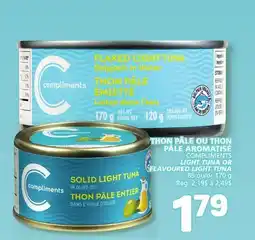 Marché Bonichoix COMPLIMENTS LIGHT TUNA OR FLAVOURED LIGHT TUNA offer